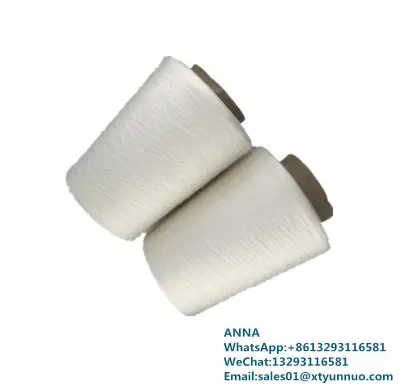 Fancy Dyed Wholesale Raw White 100% Viscose Yarn photo-3