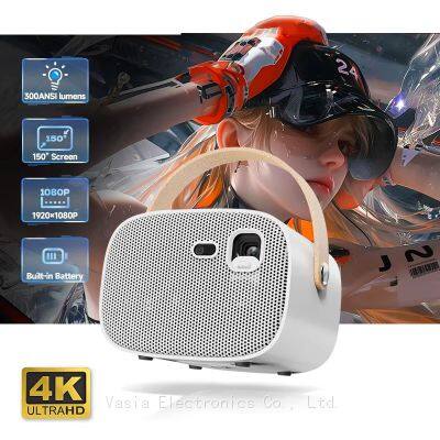 Best price on sale portable native 1080p projector with wifi and two-way bluetooth hd quality projector