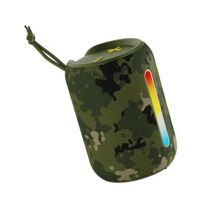 Portable Surround Sound Portable Ipx6 Waterproof Outdoor Camouflage Wireless Fabric Mini Speaker With Microphone