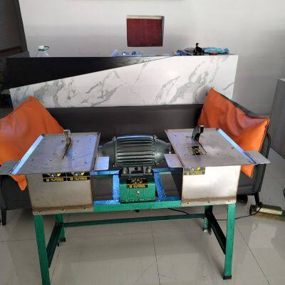 Amber stone processing machinery-8 inch double head cutting machine