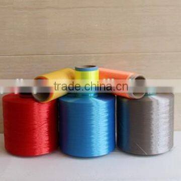 colored High Tenacity super low shrinkage industrial Polyester Yarn