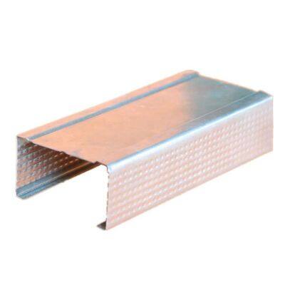 High-strength galvanized steel stud for durable drywall partitions