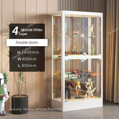 Museum Grade Display Case | Secure Glass Cabinet With UV Protection for Art Exhibits