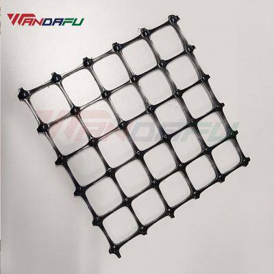 Wandafu Polypropylene Geogrid Fence Mining Reinforcement Pp Plastic Net Biaxial Geogrid photo-2