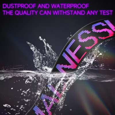 Design Intelligent Car LED Matrix Pixel Panel/Bluetooth Control Car Advertising Display Screen（Wechat:13510231336） photo-3