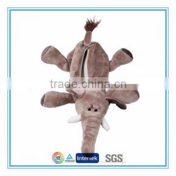 Custom plush elephant pencil case CE ASTM