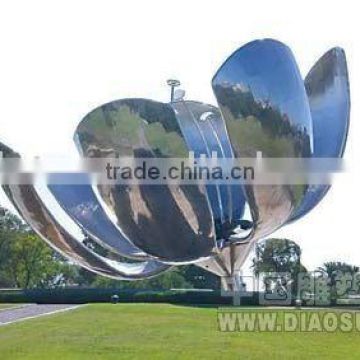 stainless steel sculpture for garden decoration large metal sculpture