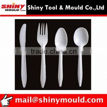 multi cavities disposable plastic spoon cutlery thin wall mould molds