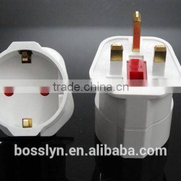 Schuko Adaptor Plug Germany to UK English Power Adapter With 13A Fuse photo-4
