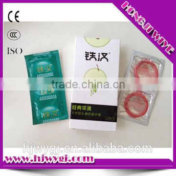 fresh green apple falvoured sexy male condoms