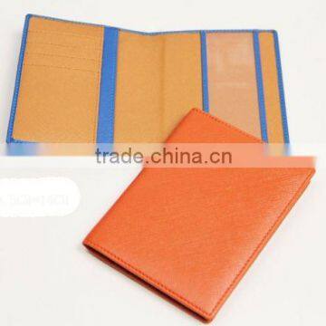 Factory direct wholesale passport cover custom genuine leather passport holder