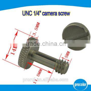 Ideas for mini company china precision knurled head 1/4'' camera long screw