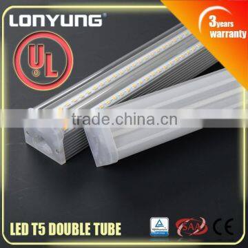DLC price led tube light T5 with 12w 20w 30w clear hanging tubes