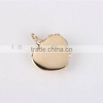 Fashion Hollow Heart Pendant 14k Gold Jewelry Christmas Best Gift