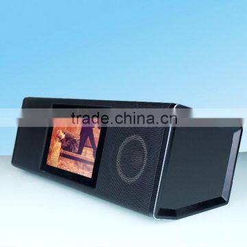 Newest Portable Hi-fi Home speaker with wireless bluetooth speaker with WIFI access and 7inch 1080p
