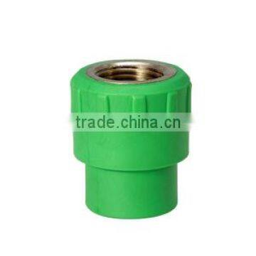 ppr female coupling(Copper Thread), Available in Green Color, Used in Floor or Wall Heating and Air Conditioning