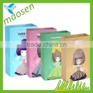 Custom Recyclable Luxury Style Printed Gift Paper Shopping Bag With Logo