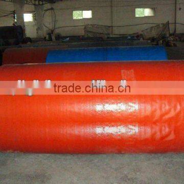 orange pe fabric in rolls