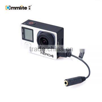 Commlite CoMica CVM-GPX 3.5mm Audio Cable Converter Microphone Cable Adapter for GoPro Hero 3/3+/4 Sporting Camera photo-3