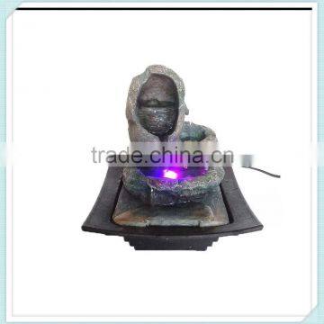 resin led water fountain light