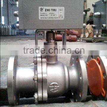 stainless steel hydraulic actuator ball valve