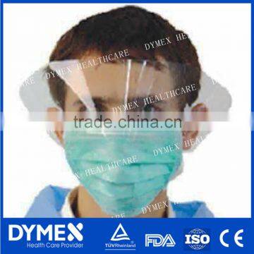 Disposable PP Face Mask With Splash Shield