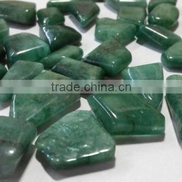 Emerald Flat Stone Tumbles
