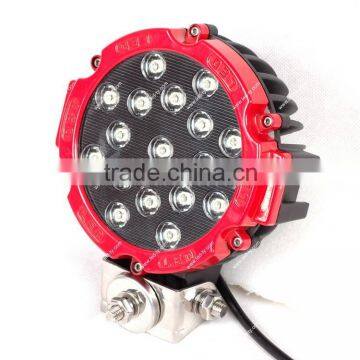 Hot Sale!! 12V Driving Worklight 51W LED Work Light Super Bright Round LED Work Light