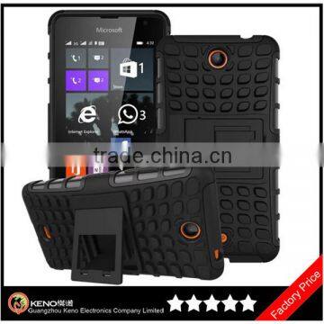 Keno 2015 China Wholesale! Hybrid Rugged Hard Case Cover for Microsoft Lumia 430 Case 2 in1 Armor Cell Phone Case