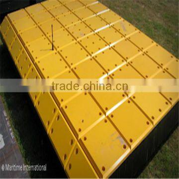 UHMWPE/HDPE marine facing pad /ship fender panels