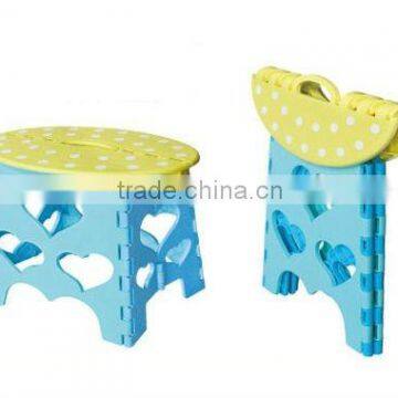 plastic oval folding step stool PP foldabe stool