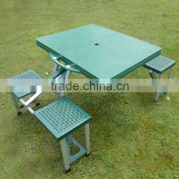 plastic Folding camping Table picnic Portable Table and 4 chair