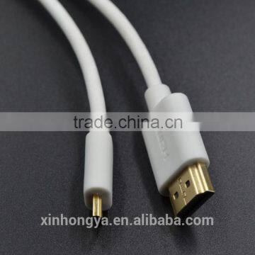 HDMI type A to type D micro HDMI cable high quality 19+1 high speed 4K