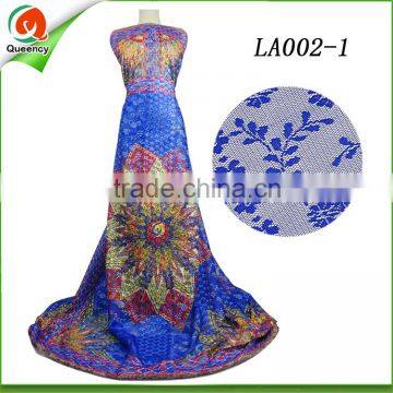 african lace fabrics comfortable china textile wax printing lace flower patterns