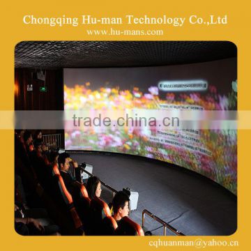 3D,4D,5D,6D,7D High-Tech Arc Screen Cinema System Equipment