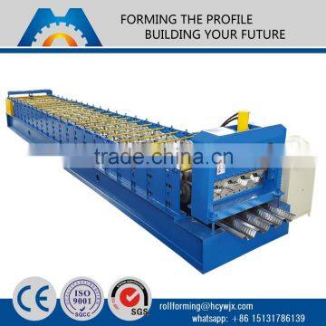 hydraulic rolling steel sheet floor deck cold roll forming machine