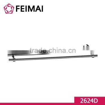 Brass Chrome Bathroom Accessories Chrome Towel Double Rack Rail Bar