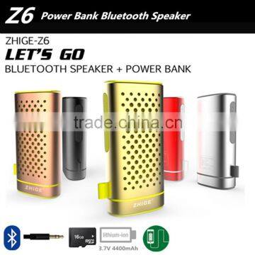 Mini Wireless Easily Buckle Bluetooth Speaker support Power bank