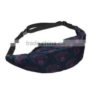 New Arrived 3D Print Wholesale Polyester Custom Animal Waist Bag