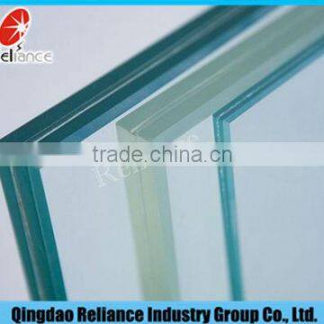 6.38-12.38mm laminated glass/ tempered laminated glass/pvb laminated glass