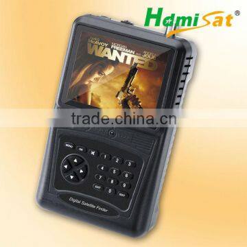 Digital Satellite Signal Meter Built-in TV Design Wth Full Color LED