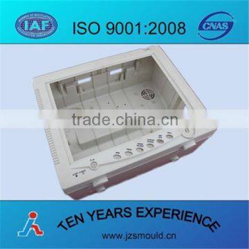 white ABS plastic cover mould with injection molding