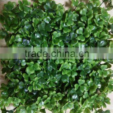 Interlocking Tiles Artificial Green Grass Panel for Fence Wall