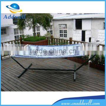 Outdoor Canvas Garden Hammock With Steel Stand photo-4