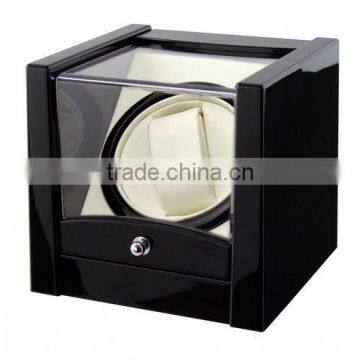 Wooden watch winder case