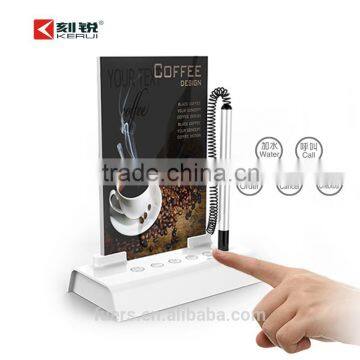 Newly Creative Shape 100M Restaurant Hotel Wireless Calling Menu Board Calling Button Board photo-3