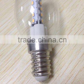 C35T/C35 E14 LED SMD 3528 CANDLE LIGHT BULB LED LIGHTING LAMP E12 WARM WHITE CE ROHS DIMMABLE