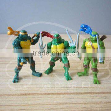 Plastic Vinyl Anime Turtle Figures.Turtles Figurine