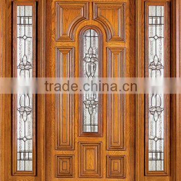 modern solid wood exterior door