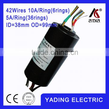 SRH 3899- 6p32s Through bore slip ring ID38mm. OD99mm.38Wires, 10A x6wires 5Ax32wires